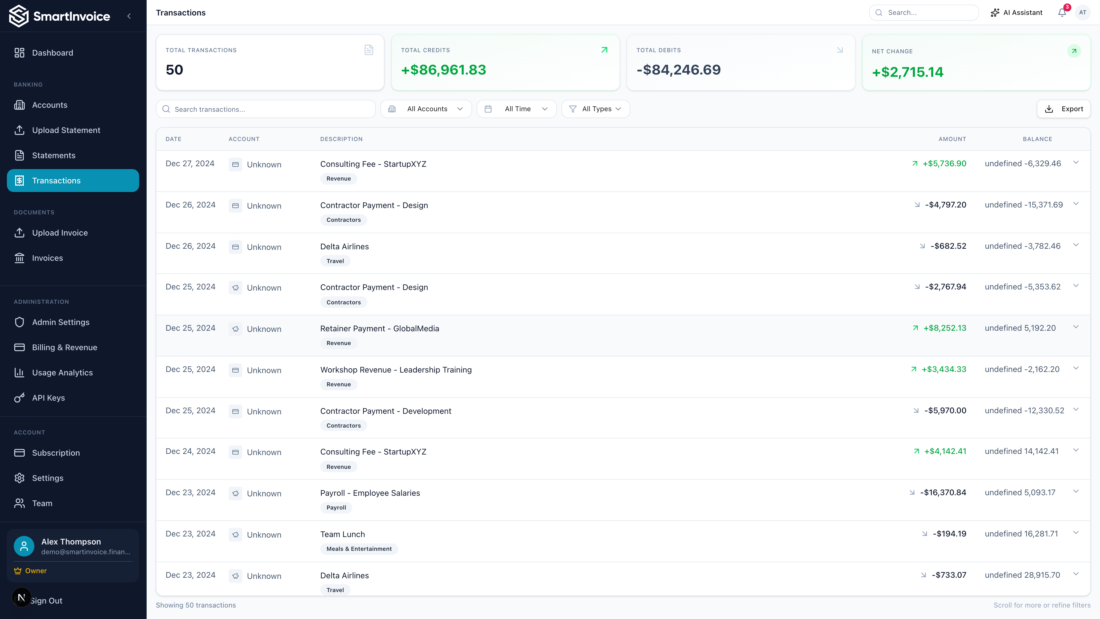 Smart Categorization